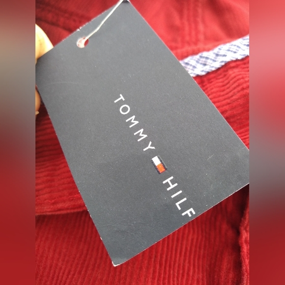 *Host Pick* NWT Tommy Hilfiger Red Rebel Slim Corduroy Pants, Size 36/30 - Picture 10 of 12